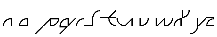 Font 561 Font LOWERCASE