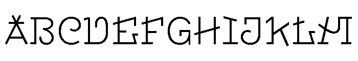 Font 562 Font UPPERCASE