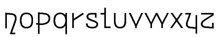 Font 562 Font LOWERCASE