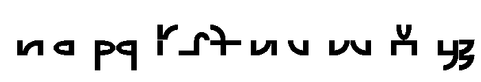 Font 565 Font LOWERCASE