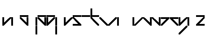 Font 566 Font LOWERCASE