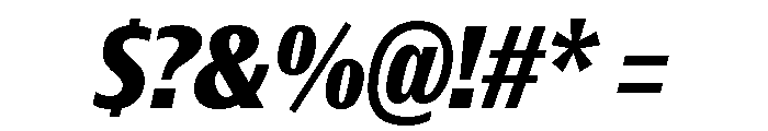 Font 580 Font OTHER CHARS