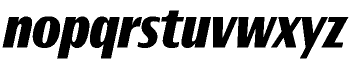 Font 580 Font LOWERCASE