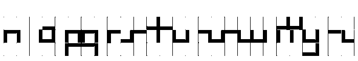 Font 595 Font LOWERCASE
