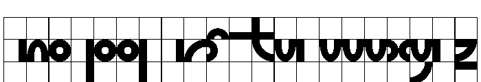 Font 598 Font LOWERCASE