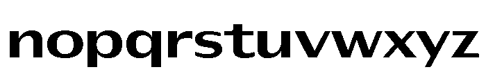 Font 601 Font LOWERCASE