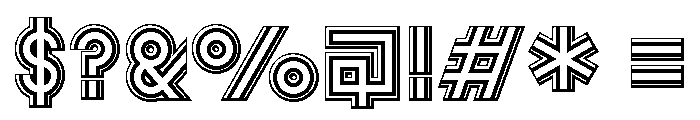 Font 61 Font OTHER CHARS