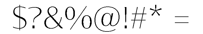 Font 625 Font OTHER CHARS