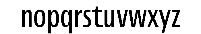 Font 630 Font LOWERCASE