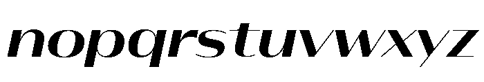 Font 633 Font LOWERCASE