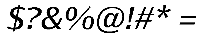 Font 645 Font OTHER CHARS