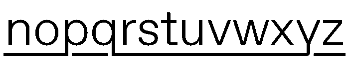 Font 646 Font LOWERCASE
