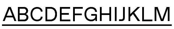 Font 647 Font UPPERCASE