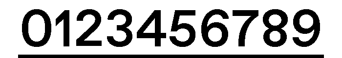 Font 650 Font OTHER CHARS