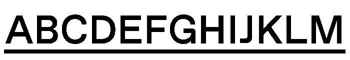 Font 650 Font UPPERCASE