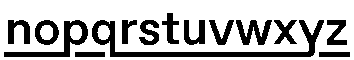 Font 650 Font LOWERCASE