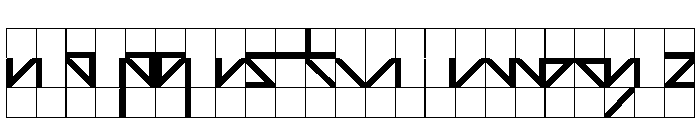 Font 656 Font LOWERCASE