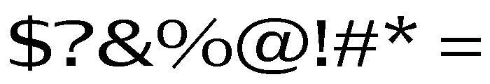 Font 672 Font OTHER CHARS