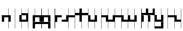 Font 678 Font LOWERCASE