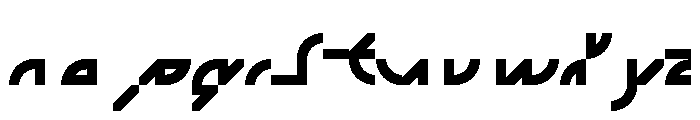 Font 699 Font LOWERCASE