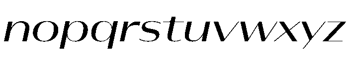 Font 704 Font LOWERCASE