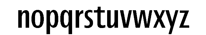 Font 706 Font LOWERCASE
