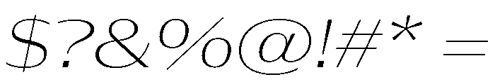 Font 714 Font OTHER CHARS