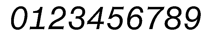 Font 722 Font OTHER CHARS