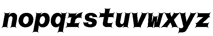Font 723 Font LOWERCASE