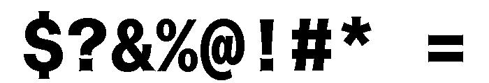 Font 724 Font OTHER CHARS