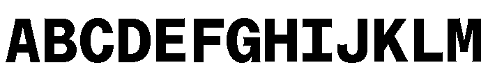 Font 724 Font UPPERCASE