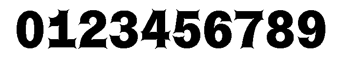 Font 725 Font OTHER CHARS
