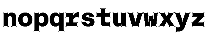 Font 725 Font LOWERCASE