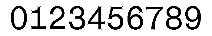 Font 727 Font OTHER CHARS