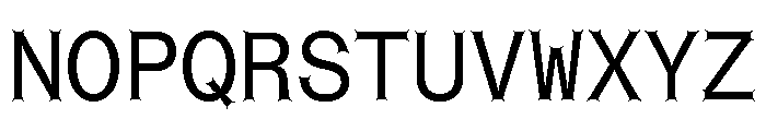 Font 727 Font UPPERCASE