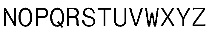 Font 735 Font UPPERCASE