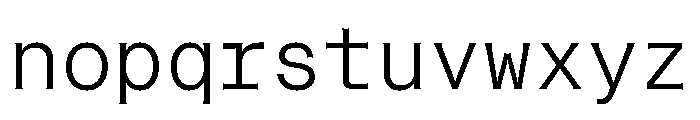 Font 735 Font LOWERCASE