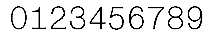 Font 737 Font OTHER CHARS