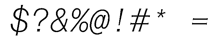 Font 738 Font OTHER CHARS