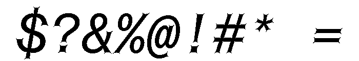 Font 740 Font OTHER CHARS
