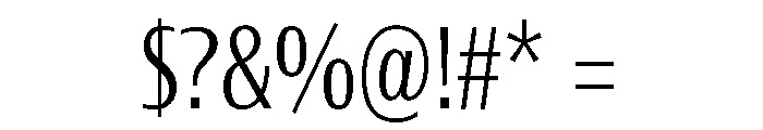 Font 74 Font OTHER CHARS