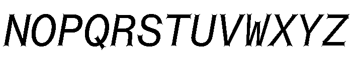 Font 740 Font UPPERCASE