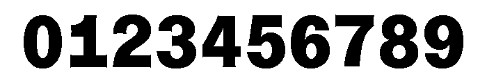 Font 741 Font OTHER CHARS