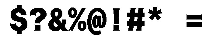 Font 741 Font OTHER CHARS