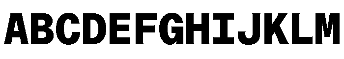 Font 741 Font UPPERCASE