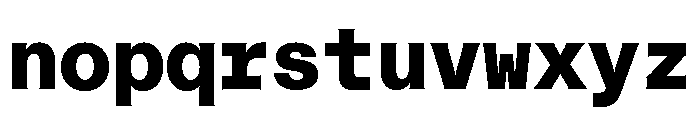 Font 741 Font LOWERCASE