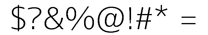 Font 75 Font OTHER CHARS