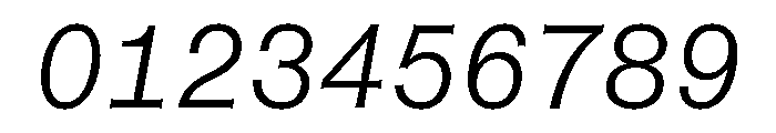 Font 751 Font OTHER CHARS