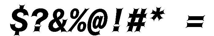 Font 753 Font OTHER CHARS