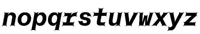 Font 753 Font LOWERCASE
